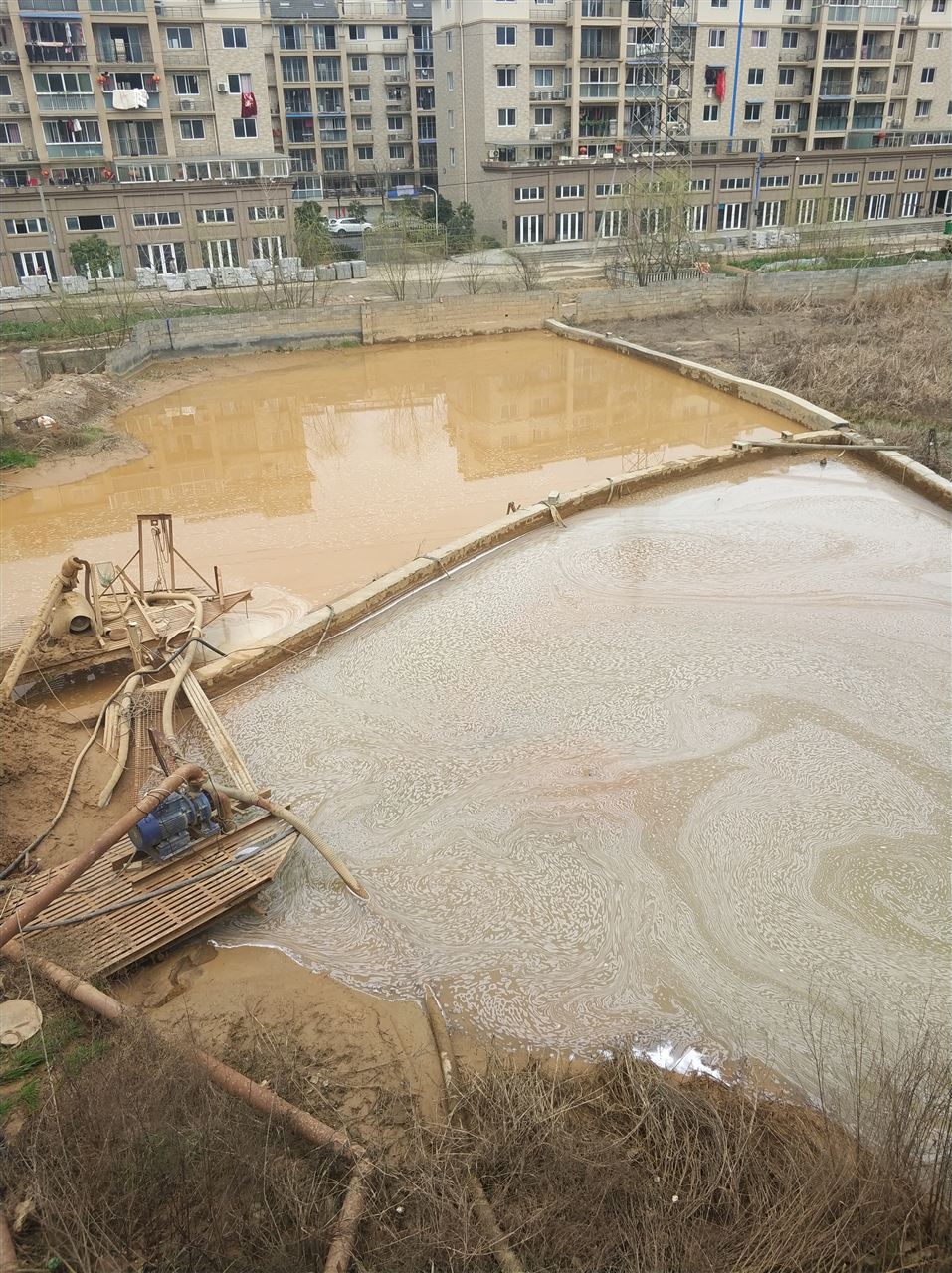 红星沉淀池淤泥清理-厂区废水池淤泥清淤